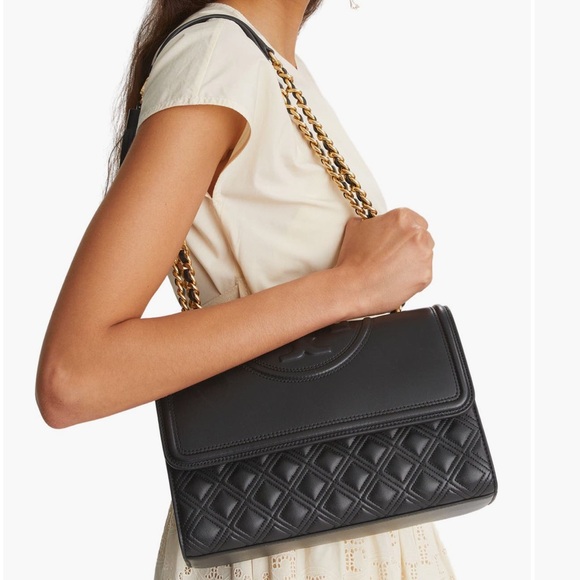 Tory Burch Fleming Leather convertible Shoulder bag - Picture 11 of 13